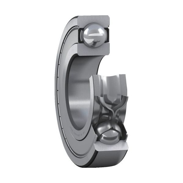 SKF 単列深溝玉軸受 軸受両端鋼板シールド 内径30mmX外径62mmX幅16mm 6206-2Z 1個 390-6181（直送品）