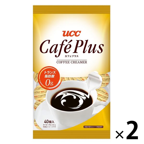 UCC カフェプラス 4.5ml 1セット（80個：40個入×2袋）コーヒーフレッシュ アスクル