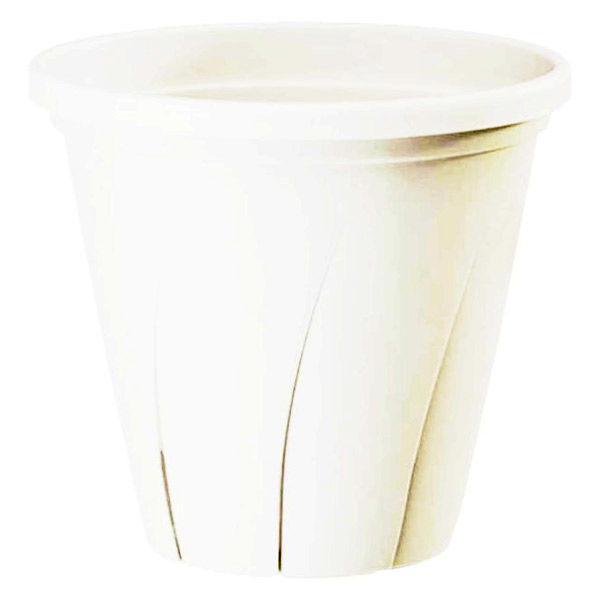①【処分価格】新品 鉢B-40直径33㎝高さ35㎝白 10個売り プラスチック