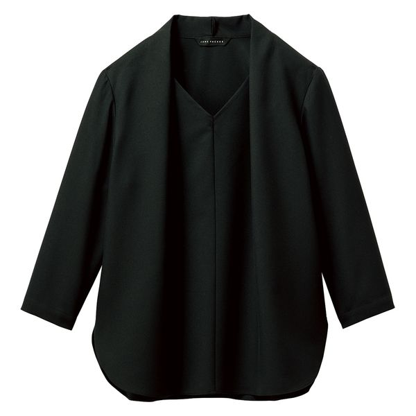 Selery  73010 プルオーバー S M L LL 3L 4L 5L 【 小さめサイズ 普通サイズ 大きめサイズ  オフィス 事務服 セロリー 】 セロリー Selery プルオーバー ブラック 3L号 S-73010（直送品