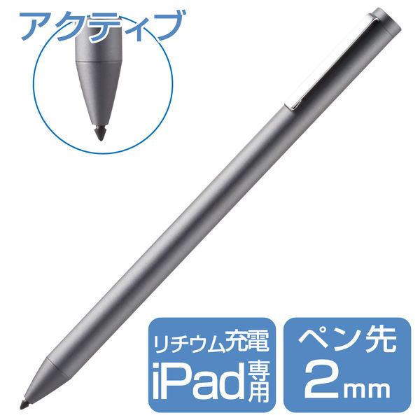 アクティブスタイラスペン タッチペン iPad専用 充電式 パームリジェ