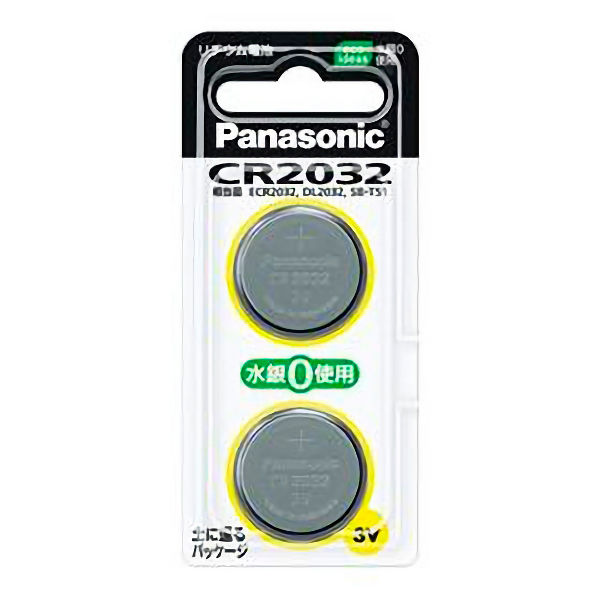 パナソニック コイン形リチウム電池 ＣＲ２０３２ ２個パック CR-2032 