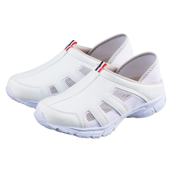 【ナースシューズ/靴】マツヨシ 2WAYナースシューズ グレー 24.0cm MY-NS1000GR 1足（直送品）