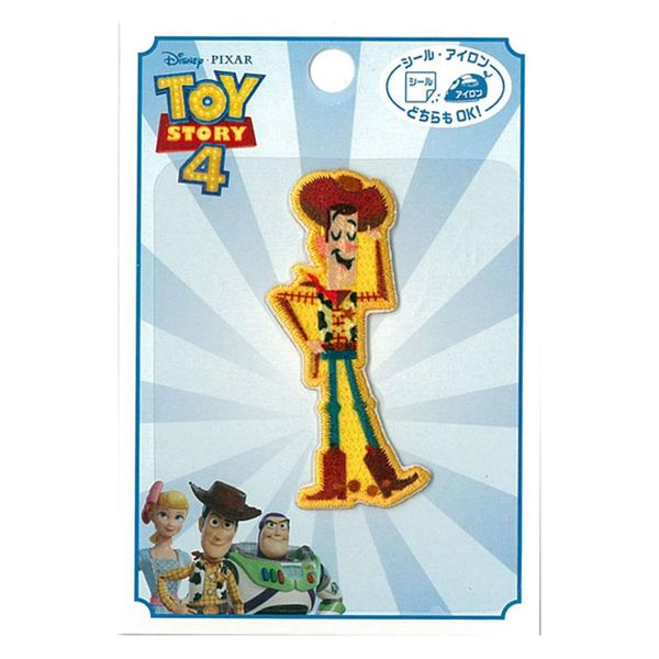 (C) Disney Pixar TOY STORY 4 トイ・ストーリー4 ウッディ アイロン・シール両用ワッペン MY6003-MY44（直送品）