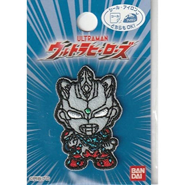 ウルトラヒーローズ アイロン・シール両用接着ワッペン ウルトラマンZアルファエッジ 幅2.8cm×縦4.2cm PU3501-PU53（直送品）  アスクル