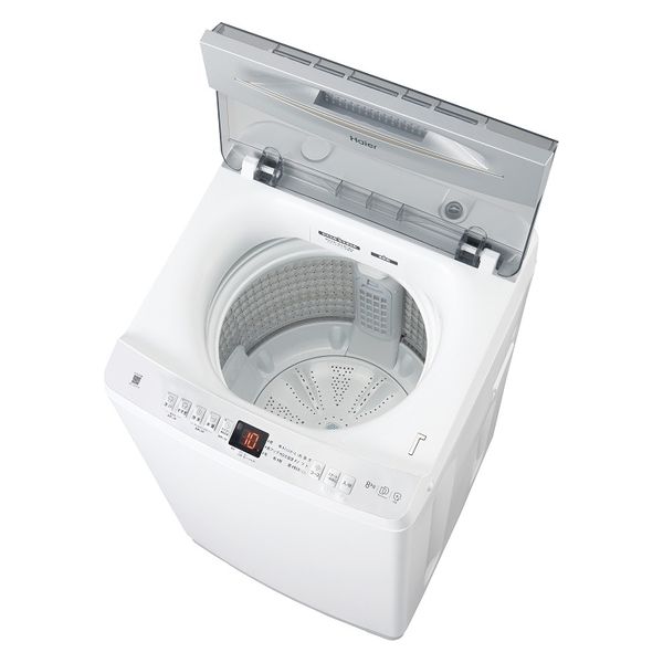 ハイアール 8.0kg 全自動洗濯機 ～4人 JW-UD80A 1台（直送品） - アスクル