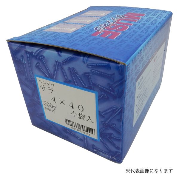 カワシマ盛工 MUSE タップネジ ユニクロ 皿 3.5×10 2000本入 4335575 1箱（直送品）