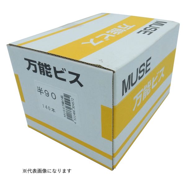 カワシマ盛工 MUSE 万能ビス 小箱 3.8×32mm 600本入 4335782 1箱（直送品）