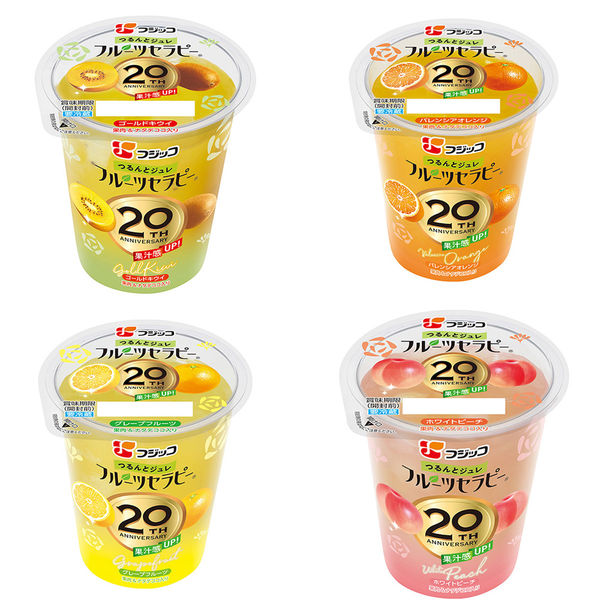 [冷蔵] フルーツセラピー 4種X各3個 計12個セット（バレンシアオレンジ・グレープフルーツ・ホワイトピーチ・ゴールドキウイ）（直送品）