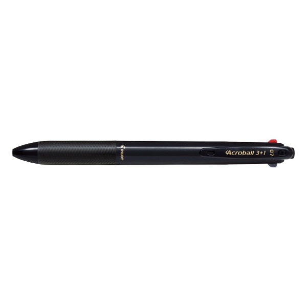 多機能ボールペン アクロボール3+1 0.7mmボールペン+シャープ ブラック軸 BKHAB-50F-B 1本 パイロット