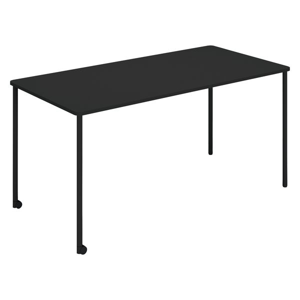 【組立設置込】コクヨ エニー テーブル 角形 幅1500×奥行750×高さ720mm ブラック TAN-MK1507M1-6A6A1 1台（直送品）