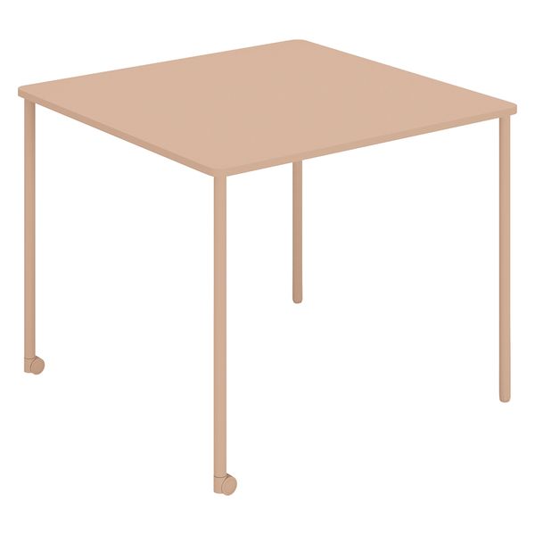 【組立設置込】コクヨ エニー テーブル 正方形 幅900×奥行900×高さ720mm TAN-MS0909M1-9G9G1 1台（直送品）