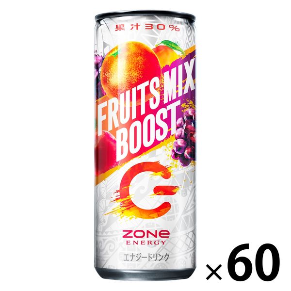 サントリー ZONe（ゾーン） ENERGY FRUITS MIX BOOST +GRAPE 240ml 1セット（60缶）