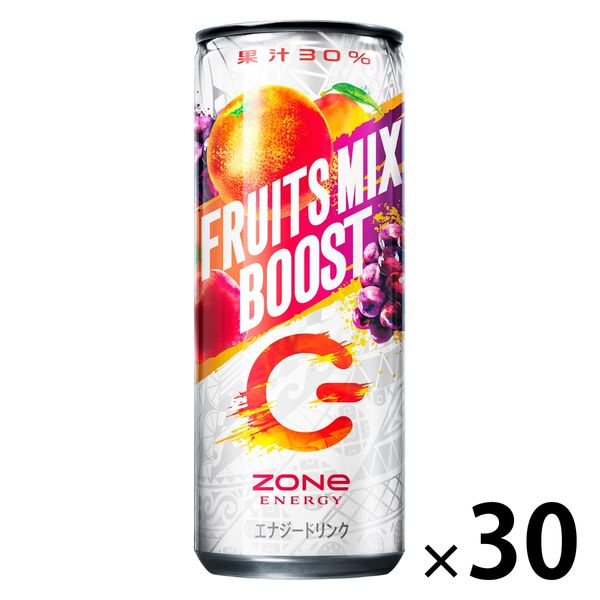 サントリー ZONe（ゾーン） ENERGY FRUITS MIX BOOST 240ml 1箱（30缶入） - アスクル