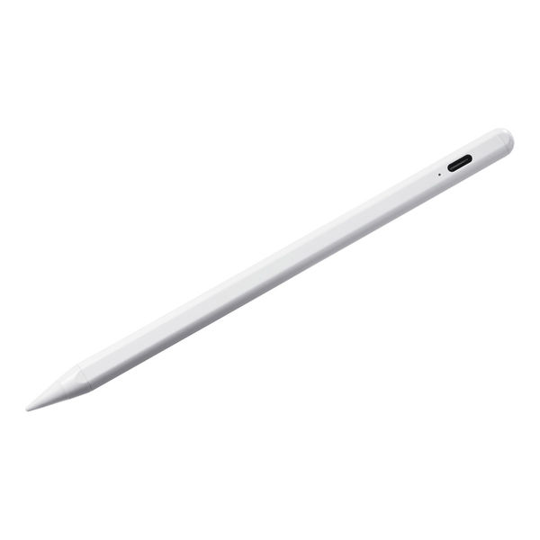 サンワサプライ Apple iPad専用充電式極細タッチペン（ホワイト） PDA-PEN56W 1本