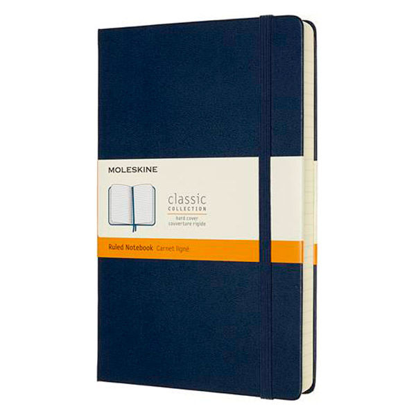 モレスキン クラシック ノートブック エクスパンデッド ハード ラージ(横罫)サファイアBL QP060EXPB20 1冊（直送品）