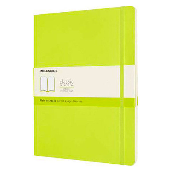 モレスキン クラシック ノートブック ソフト プレーン(無地) XL レモングリーン QP623C2 1冊（直送品）
