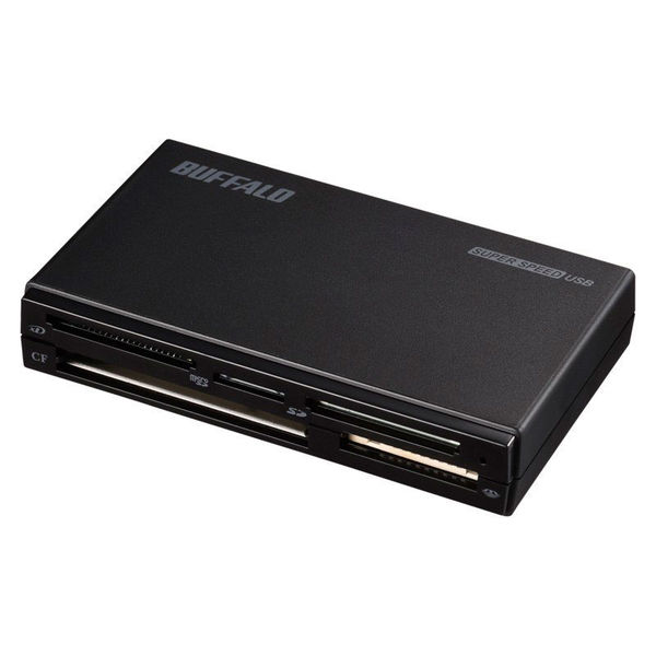 バッファロー カードリーダー BSCR500U3BK USB3.0 マルチカードリーダー ハイエンドモデル 5台（直送品）