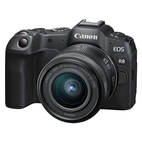 キヤノン ミラーレスカメラ　ＥＯＳ　Ｒ８・ＲＦ２４ー５０　ＩＳ　ＳＴＭ　レンズキット 5803C011 1台（直送品）