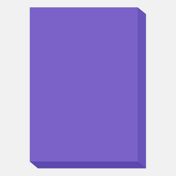 クレールフォンテーヌ カラープリンター用紙A4　濃色紫 pcf4116 1冊（100枚入）