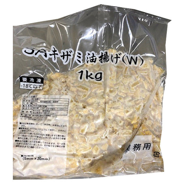 富岡食品 SAきざみ油揚げ5X20MM 4904654003522 1KG×6袋（直送品）