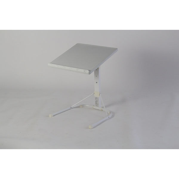 テーブル　ホワイト THE CAFE TABLE / ラバーウッド White Steel トライアングル