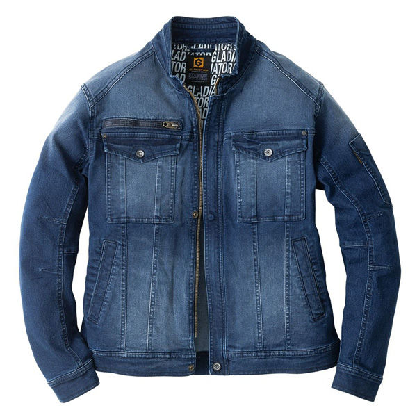 GLADIATOR GR-3510 デニムストレッチ ジャケット S INDIGO
