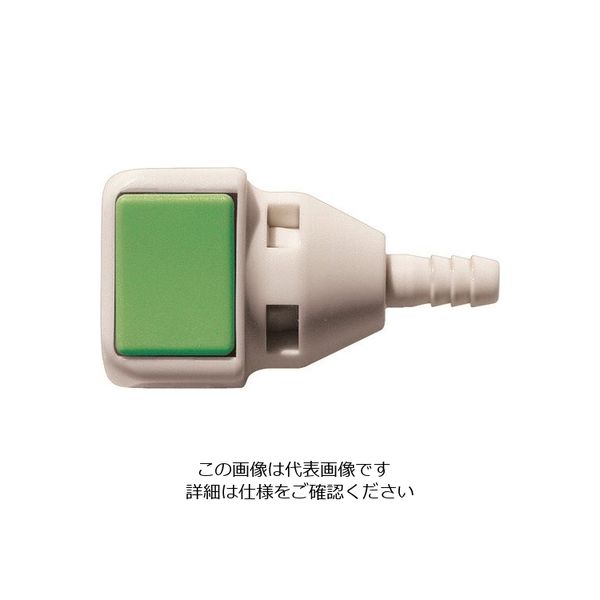 日東工器 日東 キューブカプラ相手側取付サイズ内径φ4チューブ(65147) SPC-04SH-GRN POM NBR 1個（直送品）