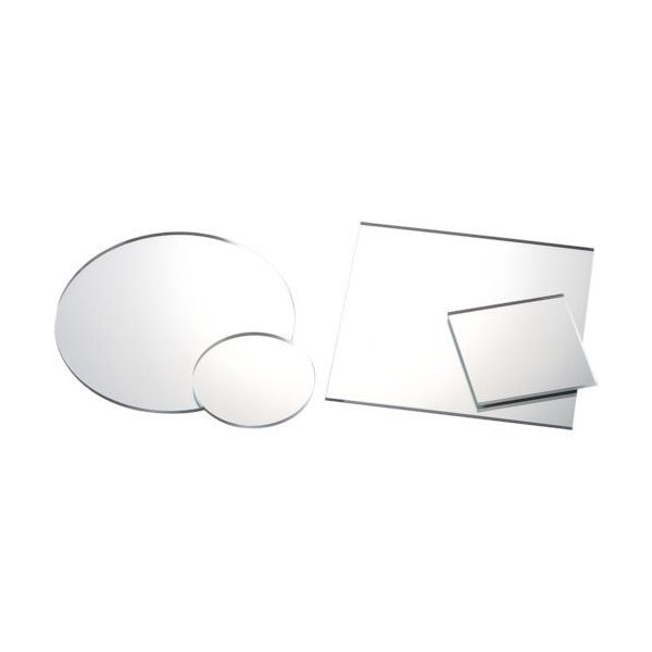 アイテック 光 アクリルミラー板 100×100×2mm KM-104 1枚 820-1539（直送品）