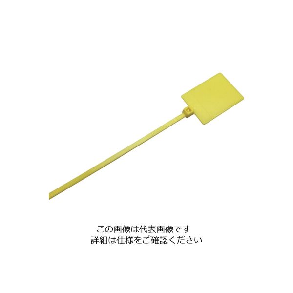 パンドウイットコーポレーション パンドウイット 旗型タイプナイロン結束バンド 黄 (1000本入) PLF1MA-M4Y 1袋(1000本)（直送品）