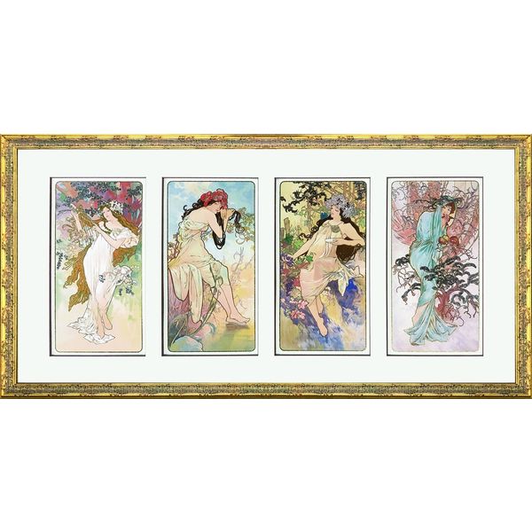 美工社 Four seasons(春夏秋冬) 絵画 ポスター GAM-62464 １個