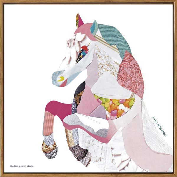 美工社 Kaho Hosokawa Pony 絵画 ポスター IKH-60915 1個（直送