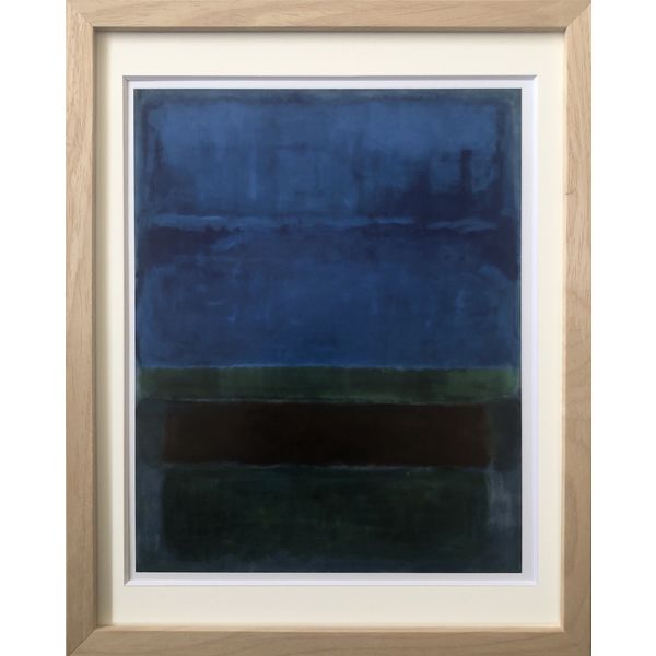 美工社 Untitled1952 (BlueGreenand Brown)　絵画 IMR-62083 １個（直送品）
