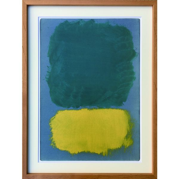 絵画　油絵　在名　1973 美工社 UNTITLED 1968 絵画 ポスター IMR-62277 1個（直送品