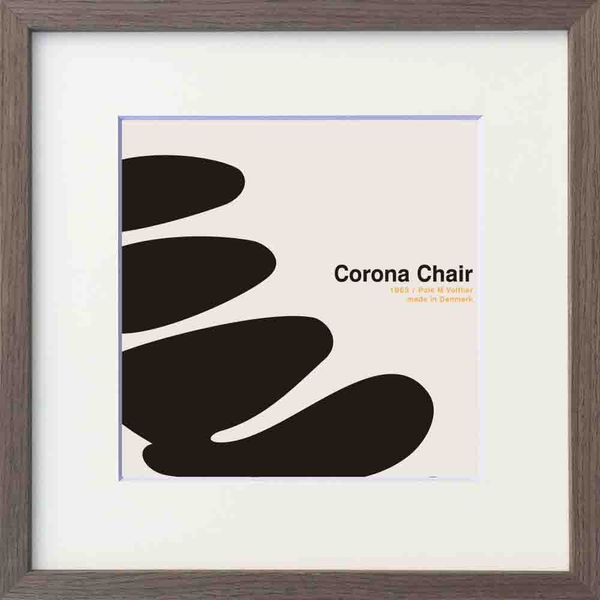 美工社 Corona Chair　名作チェア　ポスター ITY-62301 １個（直送品）