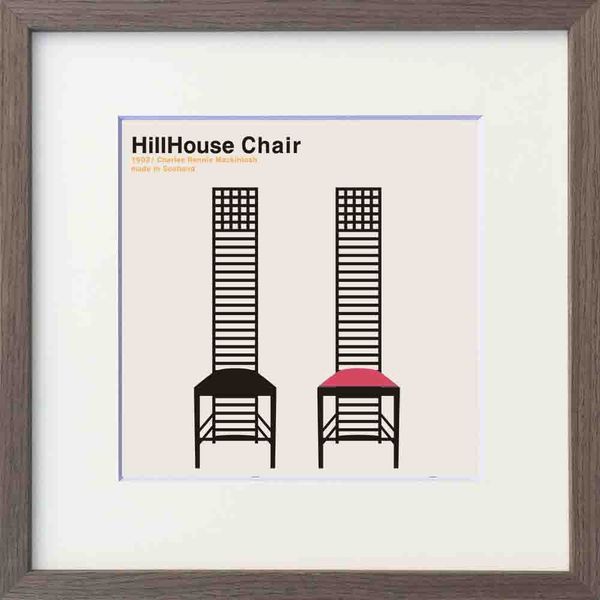 美工社 HillHouse Chair　名作チェア　ポスター ITY-62304 １個（直送品）