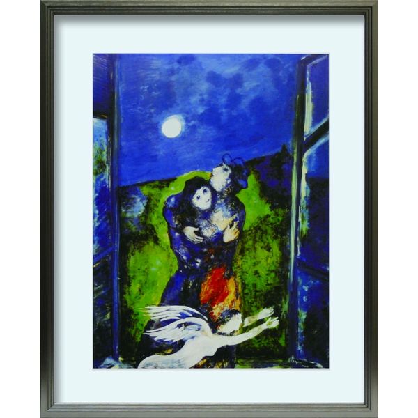 美工社 Lovers in the moonight　絵画　ポスター ZFA-62357 １個（直送品）