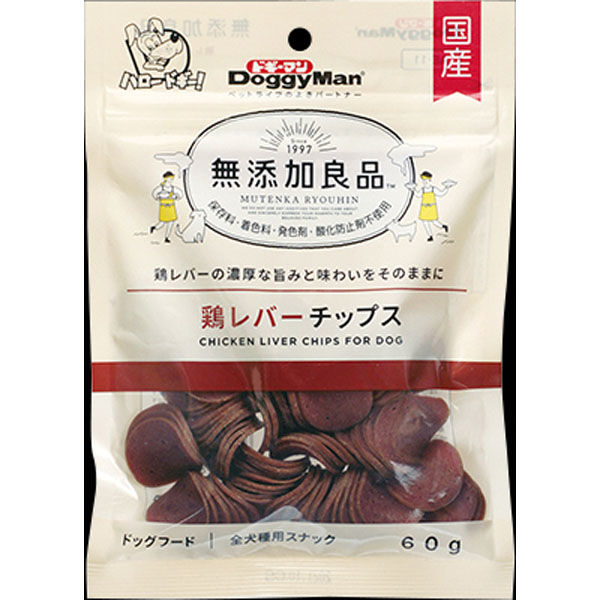 ドギーマンハヤシ（株）食品営業部 無添加良品 鶏レバーチップス６０ｇ