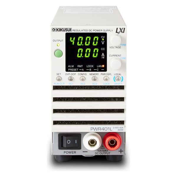 菊水電子工業 コンパクト・ワイドレンジ直流電源 PWR401L 1台 菊水電子工業 コンパクト・ワイドレンジ直流電源 PWR401L 1台