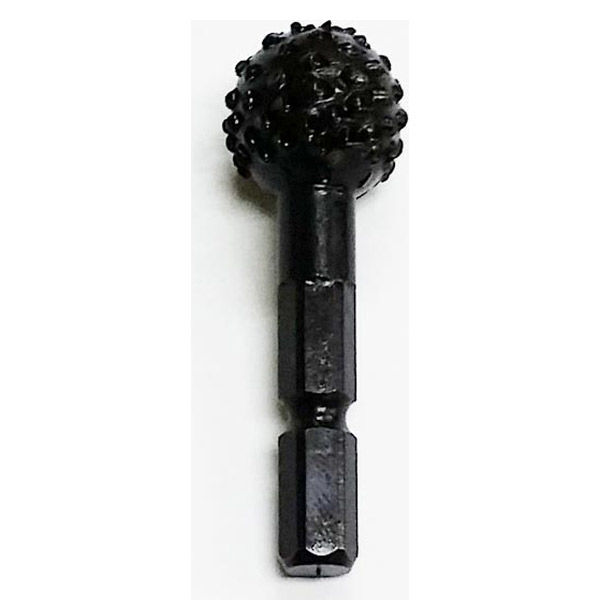 サンフレックス 六角軸回転ヤスリ 木工用 球 No.2626H 1個（直送