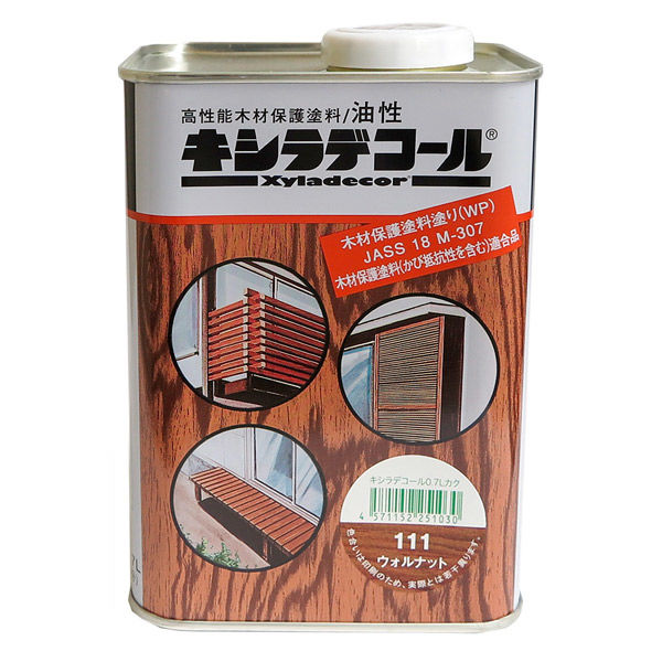 大阪ガスケミカル 木部保護塗料 キシラデコール #111 ウォルナット 4L
