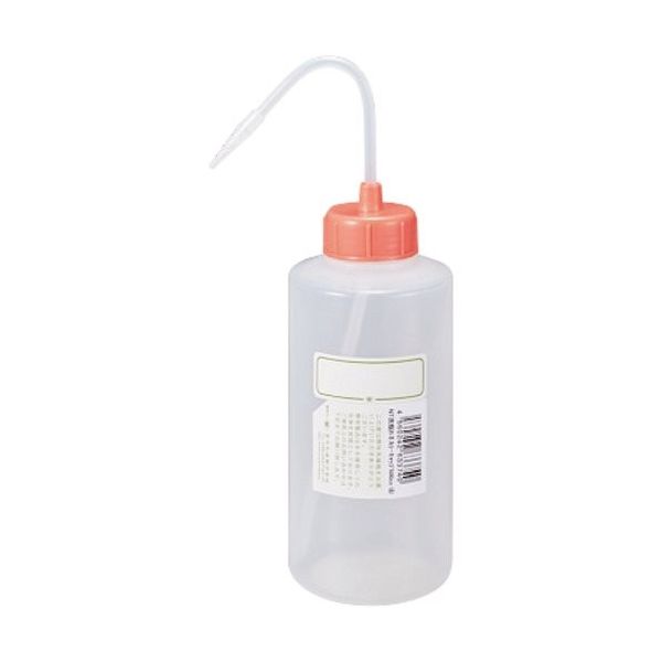 東京硝子器械 TGK NT洗瓶 BII型 カラーcap広口 500mL 色4 PI 927-22-22-64 1本 183-3363（直送品）