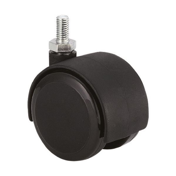 スガツネ工業 SUGATSUNE (200132042)BUー25N8ウレタン車キャスター BU-25N8 1個 131-8130（直送品）