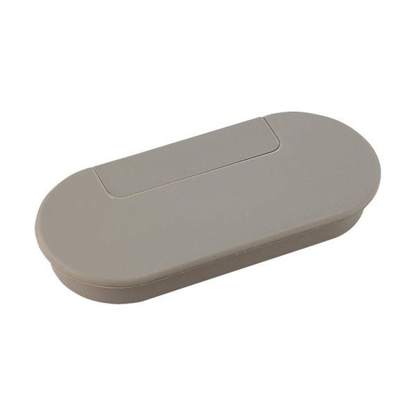 スガツネ工業 SUGATSUNE (210031825)S165ー76G配線孔キャップ オーバル型 S165-76G 1個 131-8826（直送品）