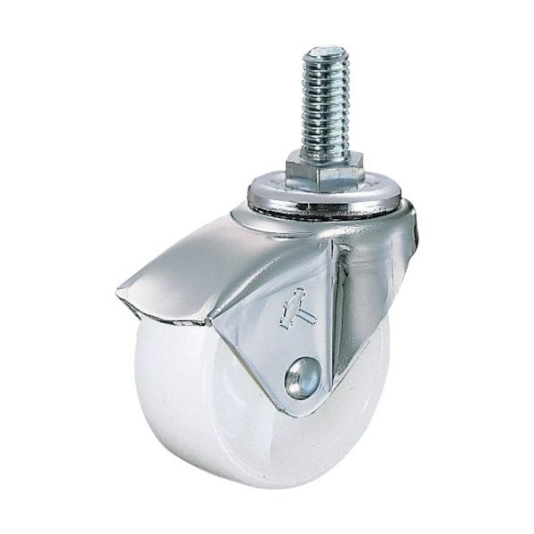 ハンマーキャスター ハンマー ねじ込み旋回式ナイロン車輪50mm W3/8 450A-20N50 1個 814-1437（直送品）