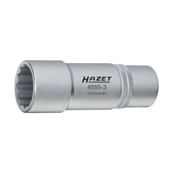 HAZET インジェクションノズルソケット 差込角12.7mm 対辺27mm 4555-3 1個 868-9247（直送品）