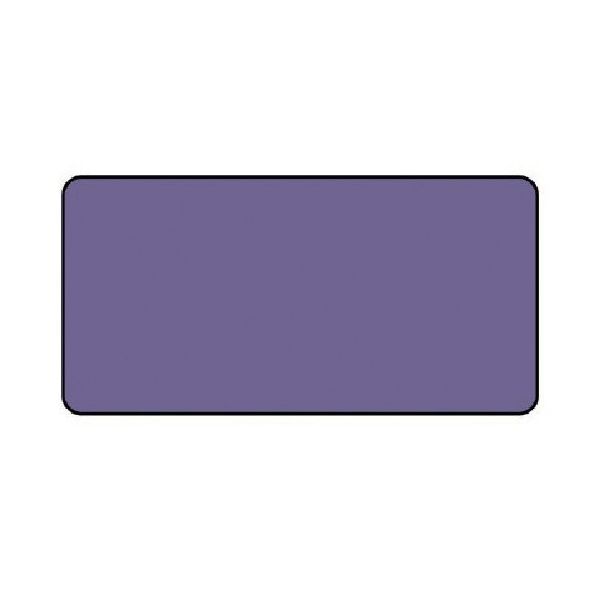 ユニット 配管ステッカー 灰紫無地(中) アルミ 60×120 10枚組 AS.5.30M 1組(10枚) 746-3316（直送品）