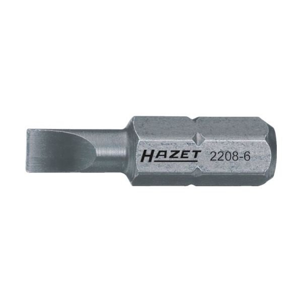HAZET ビット(差込角6.35mm) 刃先[[ー]]5.5×0.8 2208-8 1本 859-4017（直送品）