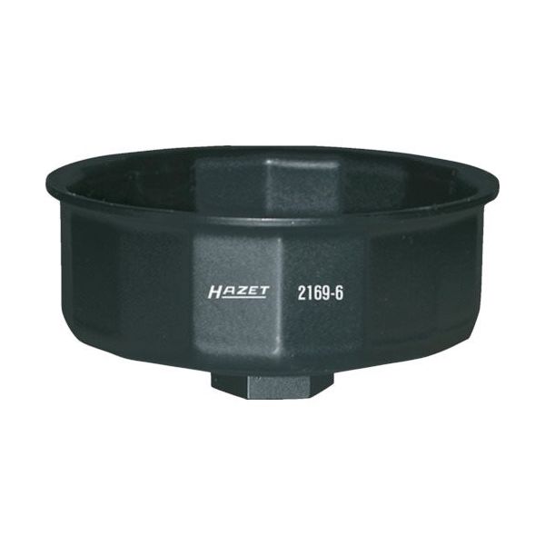 HAZET カップ式オイルフィルターレンチ16角フィルター径86.7差込12.7 2169-6 1丁 868-9122（直送品）
