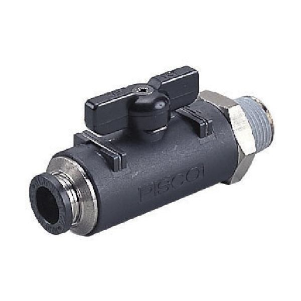 日本ピスコ PISCO ボールバルブ 20シリーズ ストレート BVC20-0601 1個 809-5468（直送品）